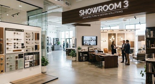 Modern Showroom Layout